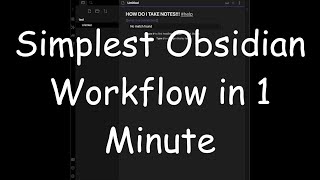 Download lagu Simplest Obsidian Workflow (1 MINUTE) #shorts mp3 Download lagu Simplest Obsidian Workflow (1 MINUTE) #shorts mp3