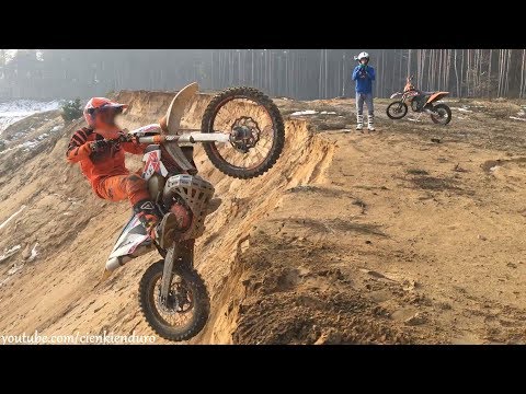 Upalanie z Project Cross Enduro | Dejw Zatarł PitBike | Enduro | KTM | cienki