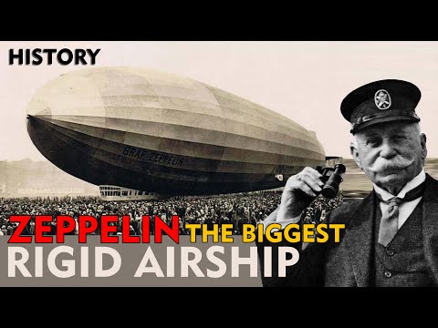 Sejarah Pesawat Balon Udara TERBESAR Di DUNIA Zeppelin 🔥
