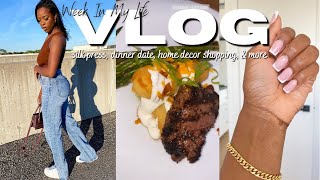 VLOG: SILK PRESS, DINNER DATE, HOME DECOR SHOPPING, & MORE!