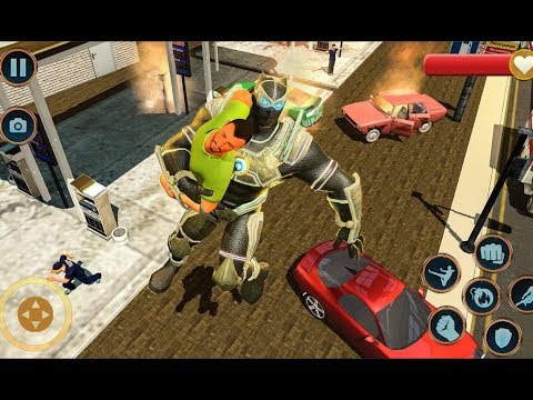 Flying Panther Superhero City Rescue | Super Hero Panther Robot Crime - Android GamePlay