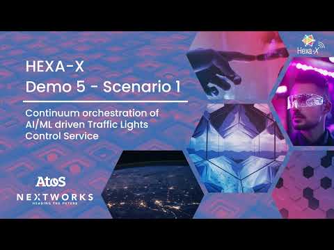 Hexa-X Demo 5 - Scenario 1- "Continuum orchestration of AI/ML driven traffic lights control service"
