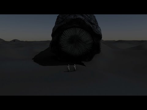 DUNE 2020 animation of sandworm