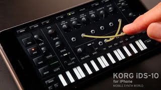 Video thumbnail for KORG iDS-10 for iPhone - Introduction Movie by KORG INC.