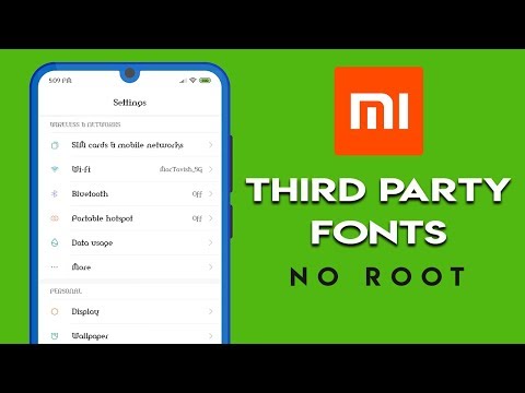 APPLY THIRD PARTY FONTS on XIAOMI PHONES | NO ROOT | हिन्दी
