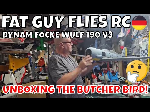 DYNAM FOCKE WULF 190 V3 UNBOXING by FGFRC #aviation #rcplane #fat #rc