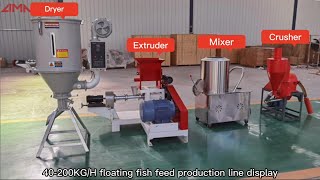 Farm-Use Simple Fish Feed Production Line_40-300kg/h youtube video