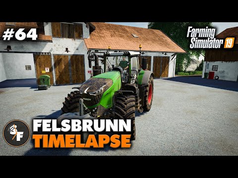 FS19 Timelapse Felsbrunn #64 Buying, Harvesting & Extending A New Field
