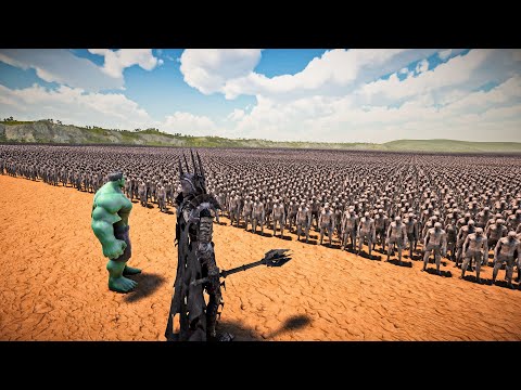 HULK & SAURON VS 1,000,000 ZOMBIES - Ultimate Epic Battle
