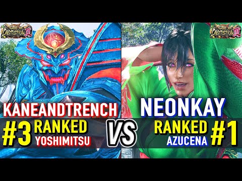 T8 🔥 KANEANDTRENCH (#3 Ranked Yoshimitsu) vs NEONKAY (#1 Ranked Azucena) 🔥 T8 High Level Gameplay