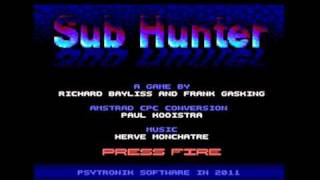 [AMSTRAD CPC] Sub Hunter - NEW GAME! Intro, Menu & Gameplay Footage