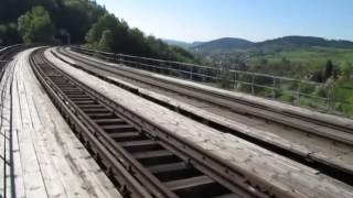 preview picture of video 'Wiadukt w Ludwikowicach Kłodzkich / Railway viaduct in Ludwikowice Kłodzkie (southern Poland)'