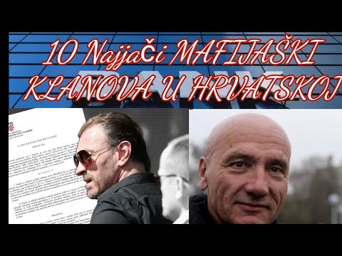 Deset najačih kriminalnih grupa u Hrvatskoj