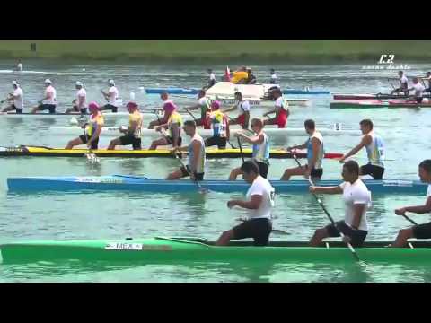 C4 1000m men final ICF Canoe Sprint World Championships Milan 2015