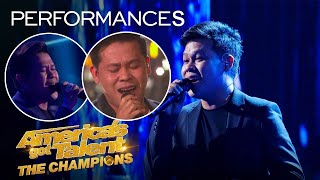 Marcelito Pomoy All Performances on America's Got Talent: The Champions