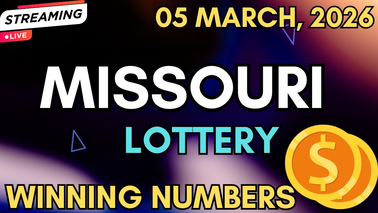 Missouri Midday Lottery Results For - 05 Mar, 2026 - Pick 3 - Pick 4 - Cash Pop - Lotto - Powerball