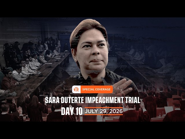 SPECIAL COVERAGE: Impeachment trial of Sara Duterte