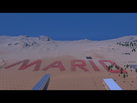 20000 Marios vs 4000 UEBS Heroes in 4 Attacks - Ultimate Epic Battle Simulator