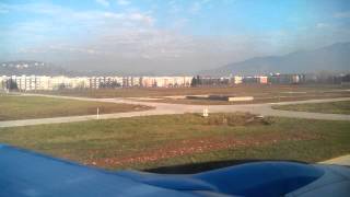 preview picture of video 'Take off from Sarajevo International Airport, Bosnia and Herzegovina'