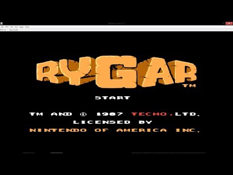 Rygar 1987 Nintendo Part 1 walkthrough long play.