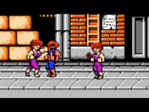 Billy Lee gets destroyed by super tough Lindas - Double Dragon NES #reverseryona #doubledragon