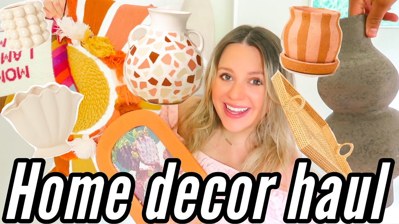HOME DECOR HAUL: BOHO, TRENDY, AFFORDABLE!! TARGET + H&M