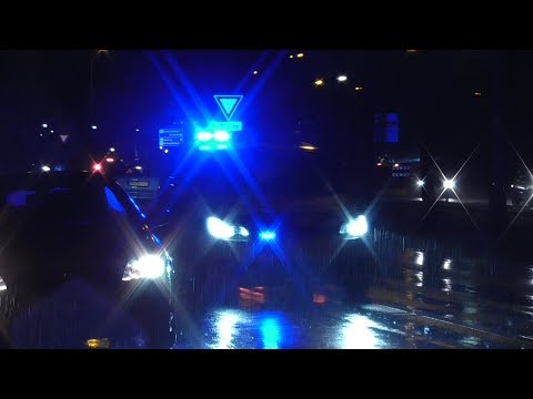 A1 Ambulance 08-126 en Rapid Responder 08-343 met spoed naar ongeval letsel Beuningen