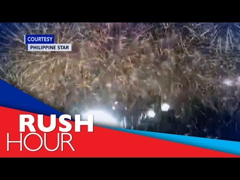 Thousands gather for pyromusical tilt in Clark
