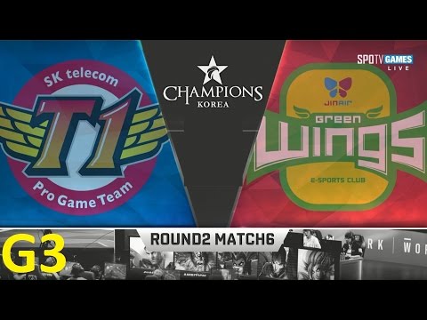 SKT vs JAG Game 3 Highlights - 2017 LCK SPRING SPLIT