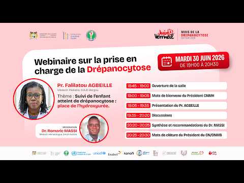 Drépanocytose de l'enfant : suivi & place de l'hydroxyurée - Replay webinaire Juin Vermeil 2026