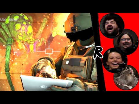 TOMAHAWKING SPIDERS FOR TRESPASSING | Earth Defense Force 4.1: @TheRussianBadger - RENEGADES REACT