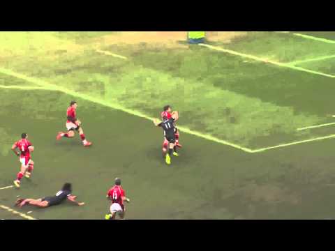 George Perkins try saving tackle