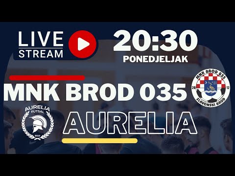 1.HMNL Juniori - Istok X. kolo: MNK Brod 035 - Aurelia Futsal