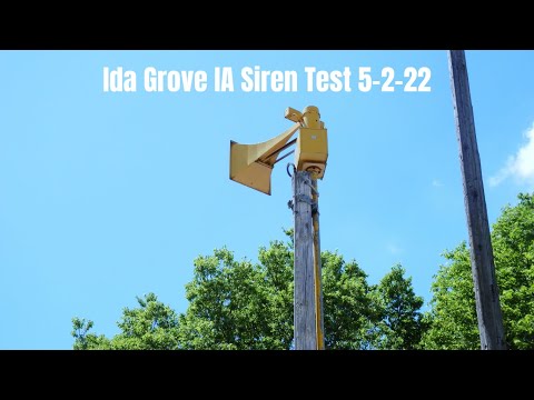 Ida Grove IA Thunderbolt 1003A 5/2/22 1.5 Min Alert + a distant recording