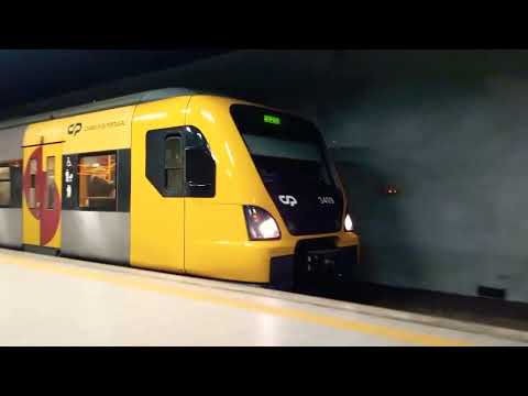 Comboio Urbano Estação de Espinho linha do Norte Série: 3401-3434 e 3451-3484