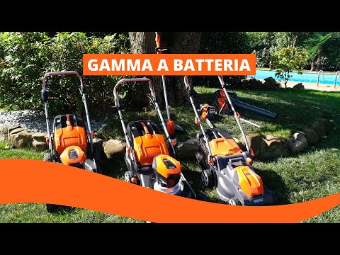 Akumuliatorinė vejapjovė Oleo-Mac GI 44 T video