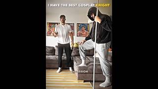 I Have The Best Cosplay Knight 💀 #trending #knight #cosplay #trollface