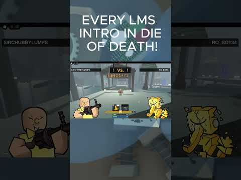 EVERY LMS INTRO IN DIE OF DEATH!  #dieofdeath #dod #pursuer