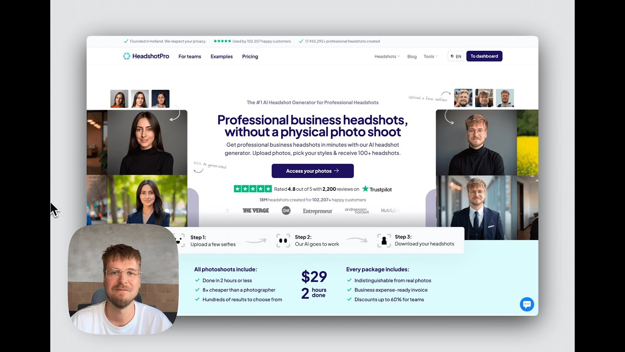 HeadshotPro for Teams video thumbnail
