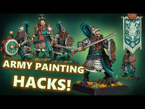Grand Cathay Custom Color Scheme! How to Paint Jade Warriors | Warhammer The Old World Tutorial