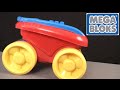 First Builders Block Scooping Wagon Red From MEGA Bloks