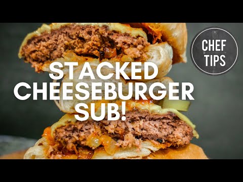 Cheeseburger Sub Recipe - SoFi Stadium Food