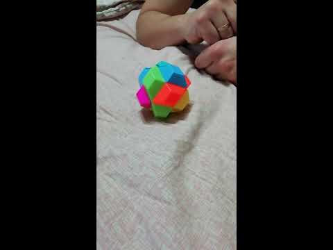 Копилка - конструктор, головоломка из кукурузных палочек. (как собрать копилку)