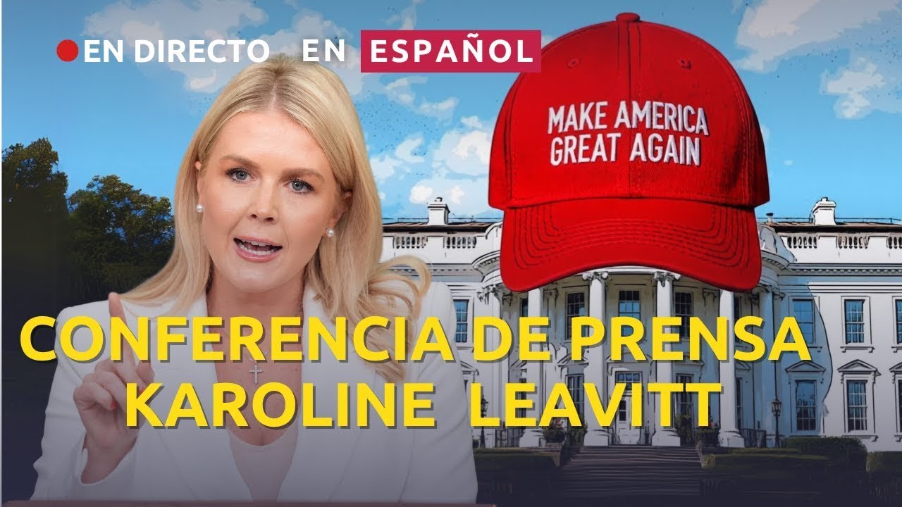 EN VIVO: Karoline Leavitt desde la Casa Blanca EN ESPAÑOL |  seguridad, narcotráfico y Trump