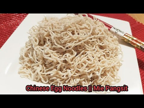 CARA MEMBUAT MIE PANGSIT || HOW TO MAKE CHINESE EGG NOODLES