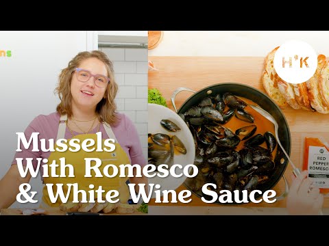 Mussels With Romesco and White Wine Sauce | 10 MIN RECIPE