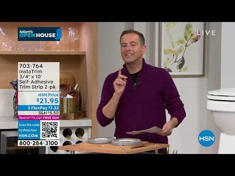 InstaTrim 3/4" x 10' SelfAdhesive Trim Strip 2pack