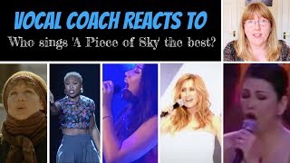 Who sings &#39;A Piece of Sky&#39; the best?