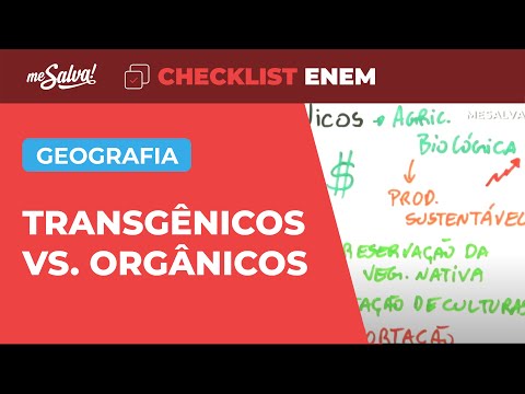 Geografia Agrária: Transgênicos e Orgânicos - Geografia | Checklist ENEM | Me Salva!