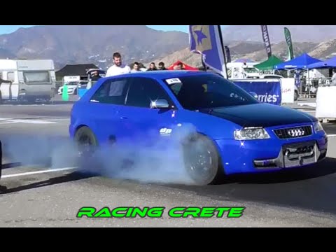 AUDI S3 PARASKEVOPOYLOS 8.5sec - DRAGSTER TYMPAKI 5-6 DEC 2015